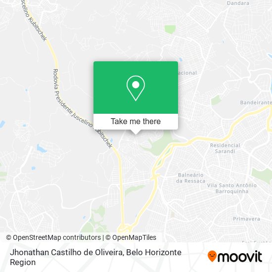 Jhonathan Castilho de Oliveira map