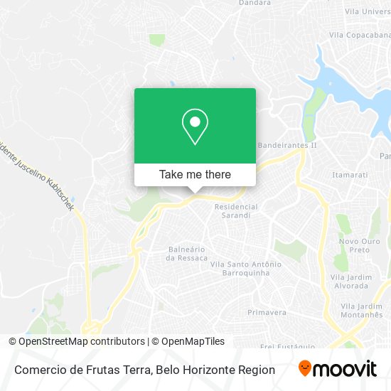 Comercio de Frutas Terra map