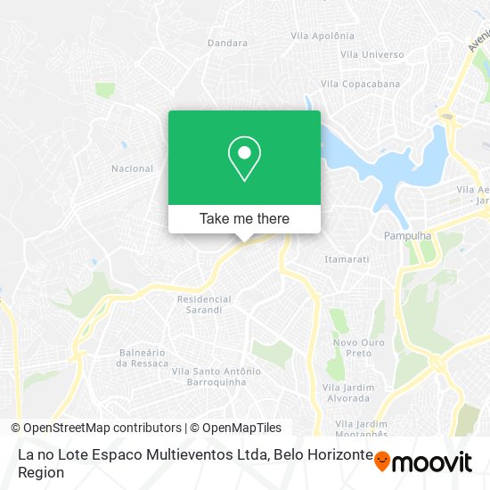 La no Lote Espaco Multieventos Ltda map