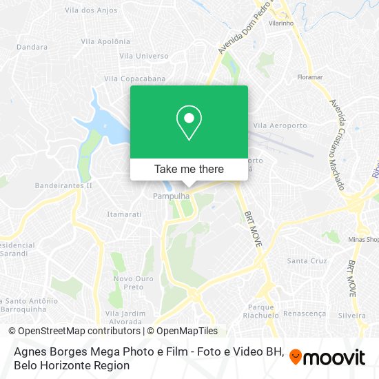 Mapa Agnes Borges Mega Photo e Film - Foto e Video BH