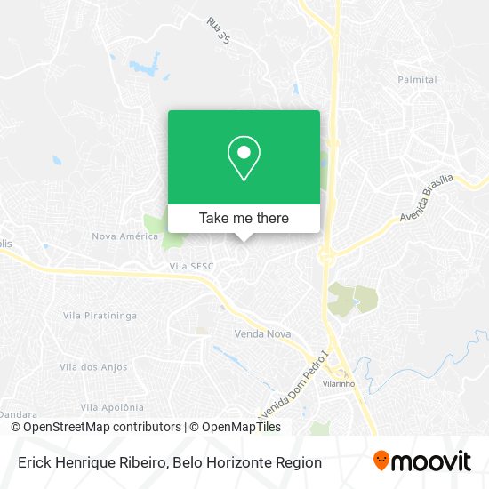 Erick Henrique Ribeiro map