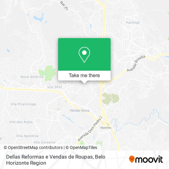 Dellas Reformas e Vendas de Roupas map