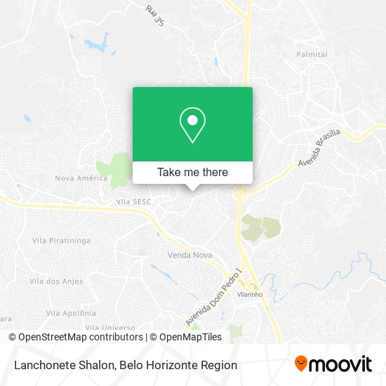 Lanchonete Shalon map
