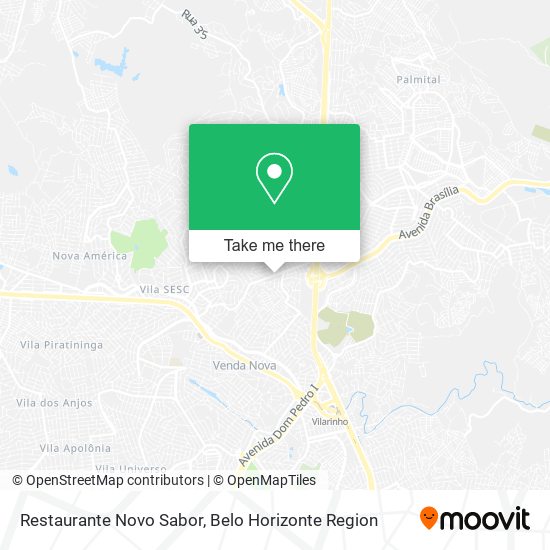 Restaurante Novo Sabor map