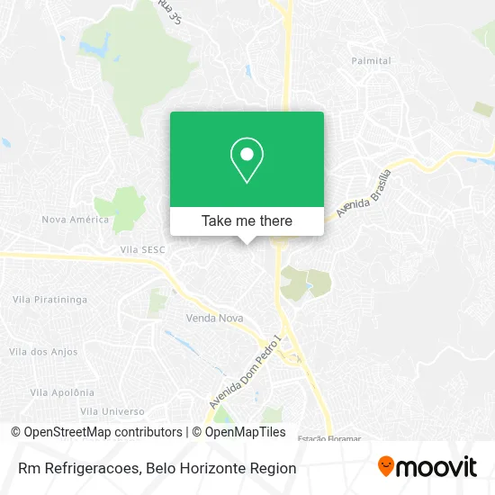 Rm Refrigeracoes map