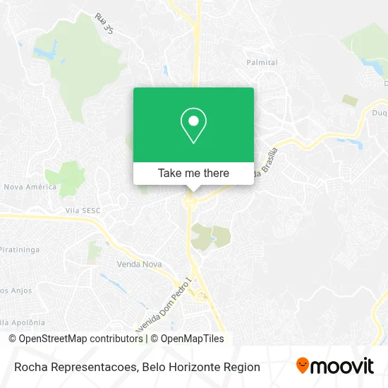 Rocha Representacoes map