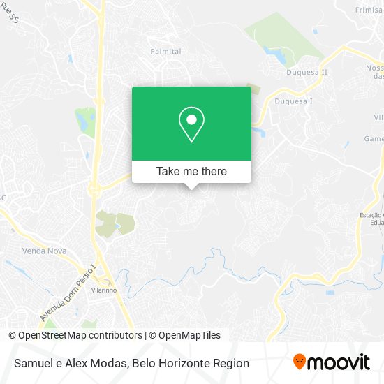 Samuel e Alex Modas map
