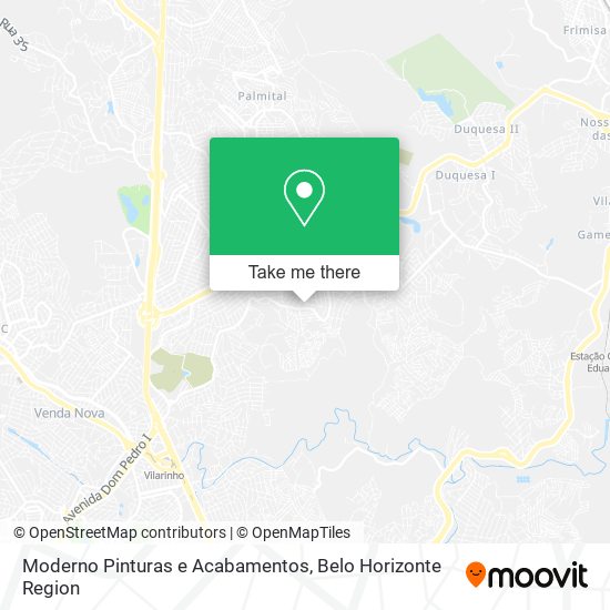 Moderno Pinturas e Acabamentos map