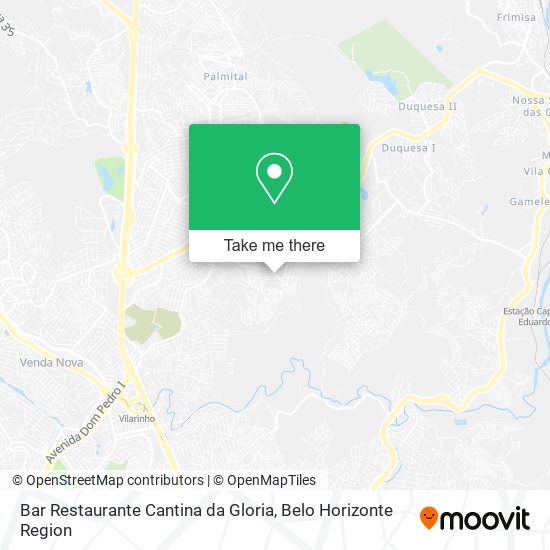 Bar Restaurante Cantina da Gloria map