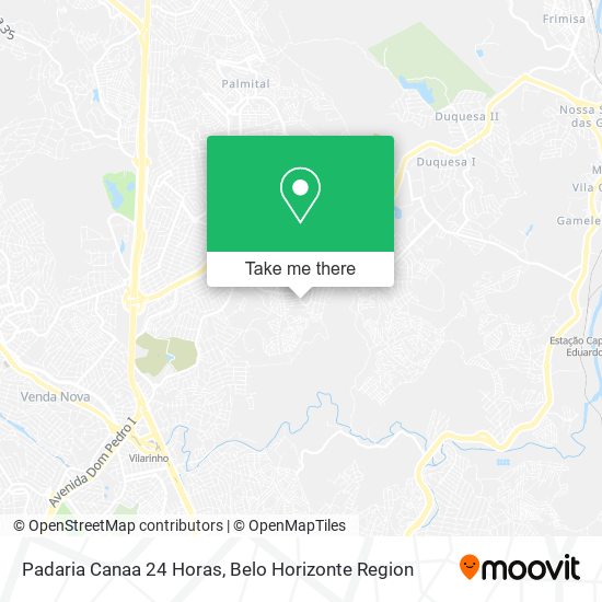 Padaria Canaa 24 Horas map