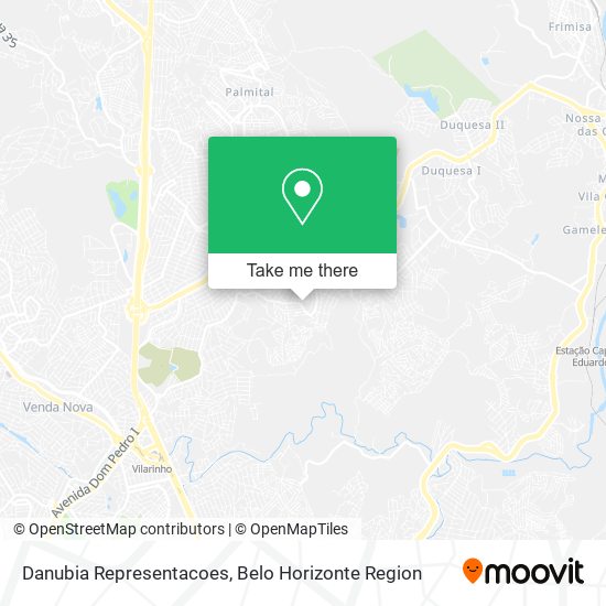 Danubia Representacoes map