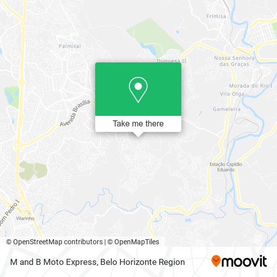 M and B Moto Express map