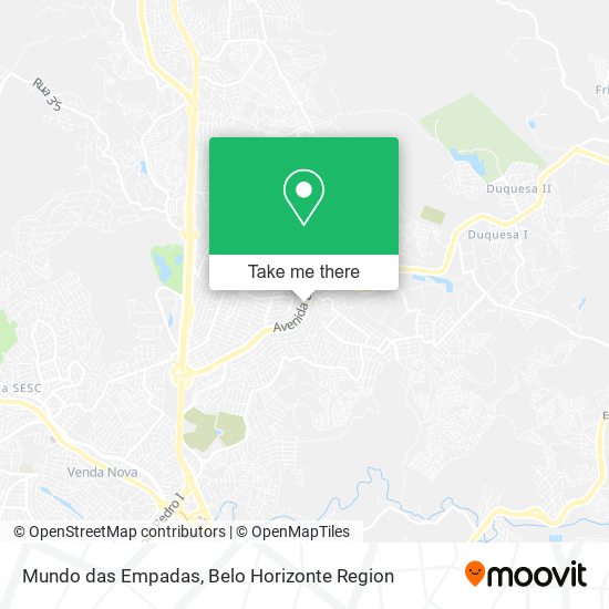 Mundo das Empadas map