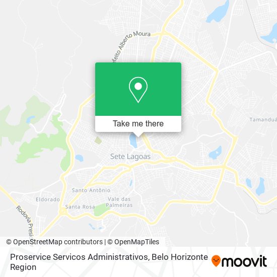 Proservice Servicos Administrativos map