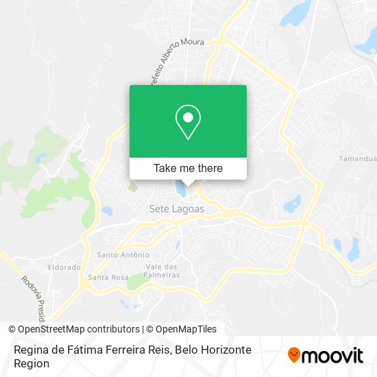 Regina de Fátima Ferreira Reis map