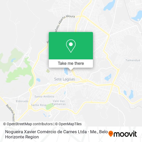 Nogueira Xavier Comércio de Carnes Ltda - Me. map