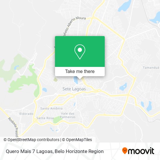 Quero Mais 7 Lagoas map