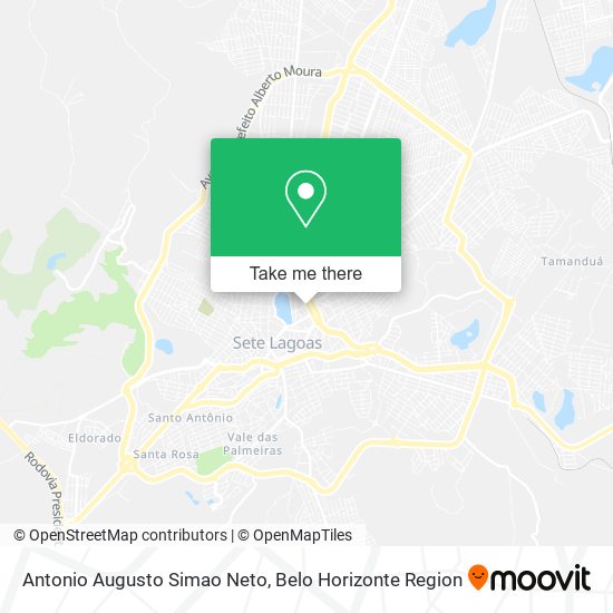 Antonio Augusto Simao Neto map