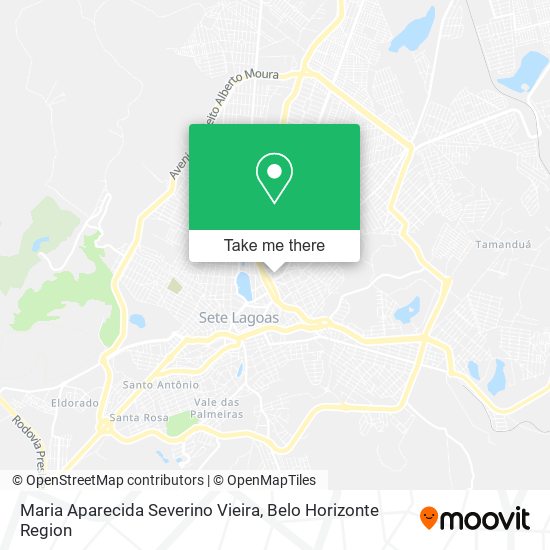 Maria Aparecida Severino Vieira map