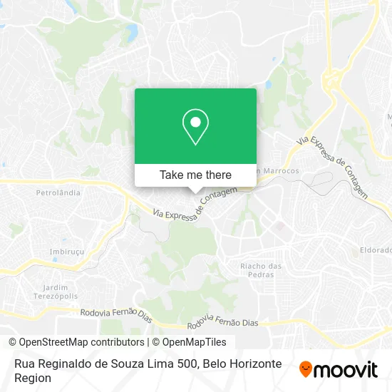 Rua Reginaldo de Souza Lima 500 map