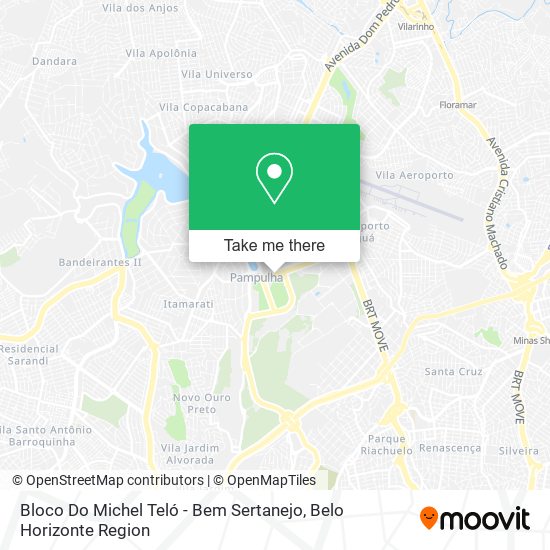 Mapa Bloco Do Michel Teló - Bem Sertanejo