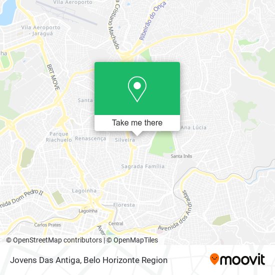 Jovens Das Antiga map