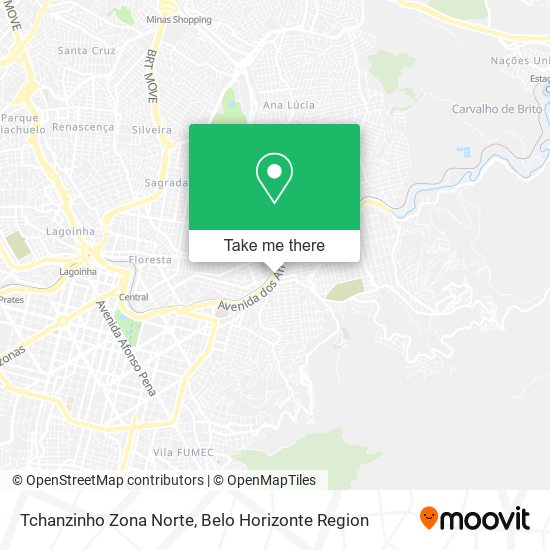 Tchanzinho Zona Norte map