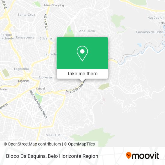 Bloco Da Esquina map