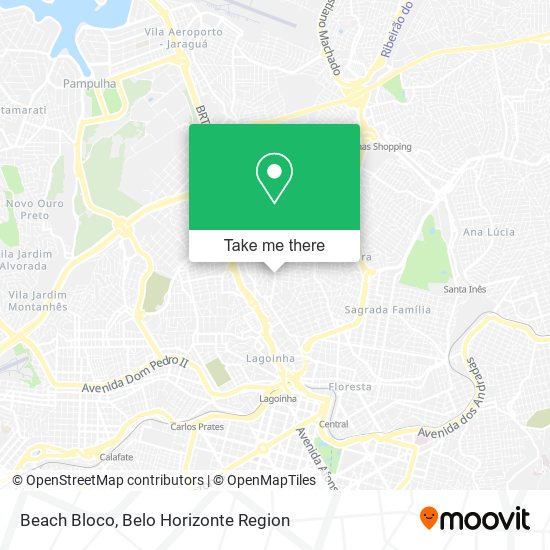 Beach Bloco map