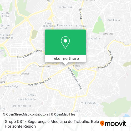Grupo CST - Segurança e Medicina do Trabalho map