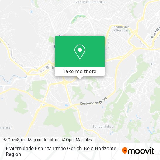 Fraternidade Espírita Irmão Gorich map