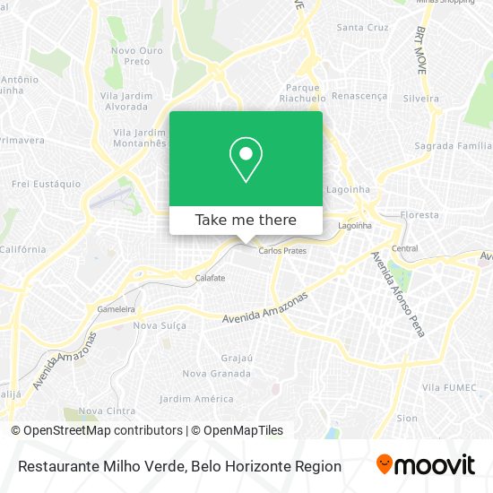 Restaurante Milho Verde map