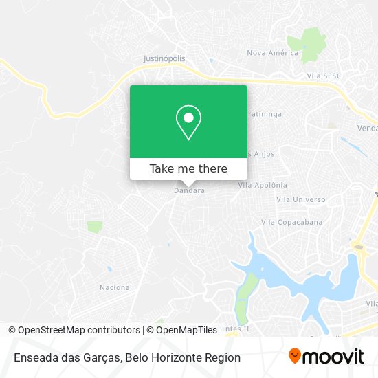 Enseada das Garças map