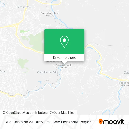 Rua Carvalho de Brito 129 map
