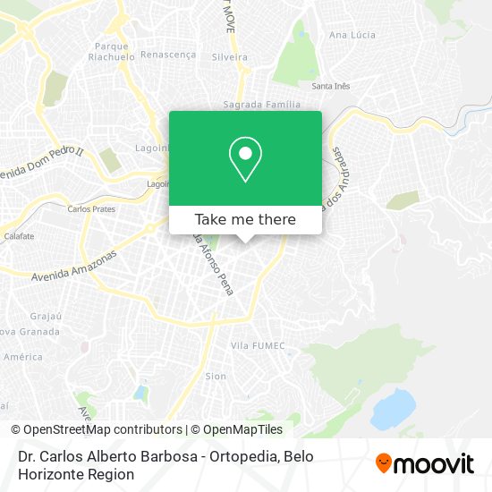 Dr. Carlos Alberto Barbosa - Ortopedia map