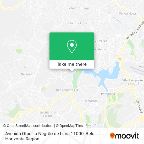 Avenida Otacílio Negrão de Lima 11000 map