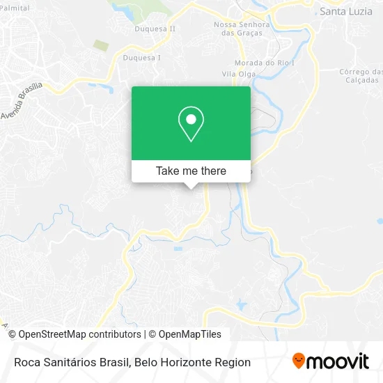 Roca Sanitários Brasil map