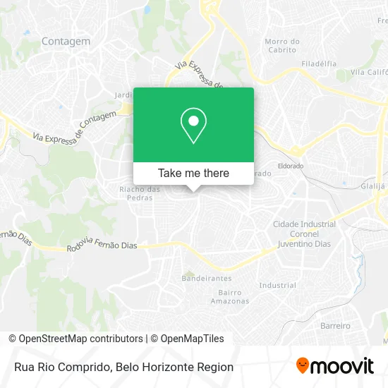 Rua Rio Comprido map