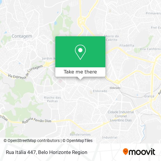 Rua Itália 447 map