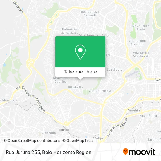 Rua Juruna 255 map