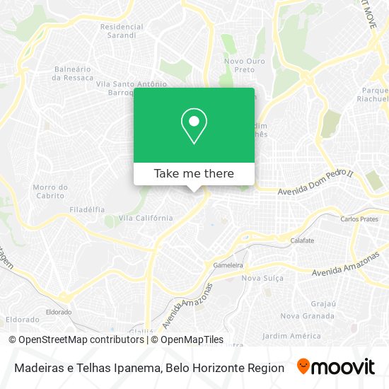 Madeiras e Telhas Ipanema map