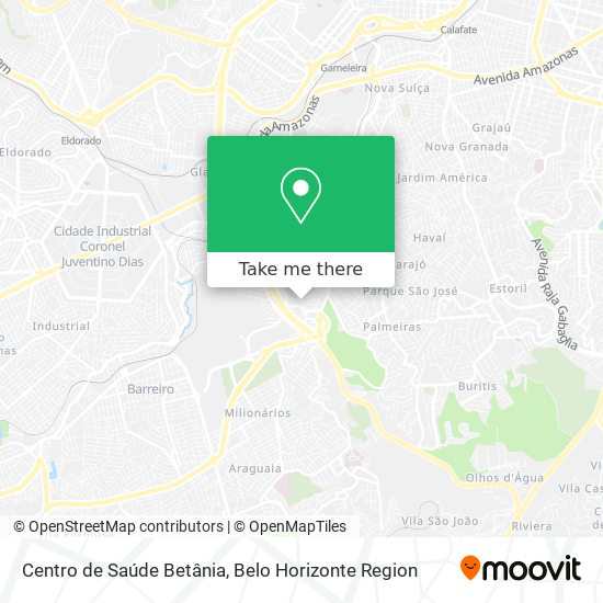 Centro de Saúde Betânia map
