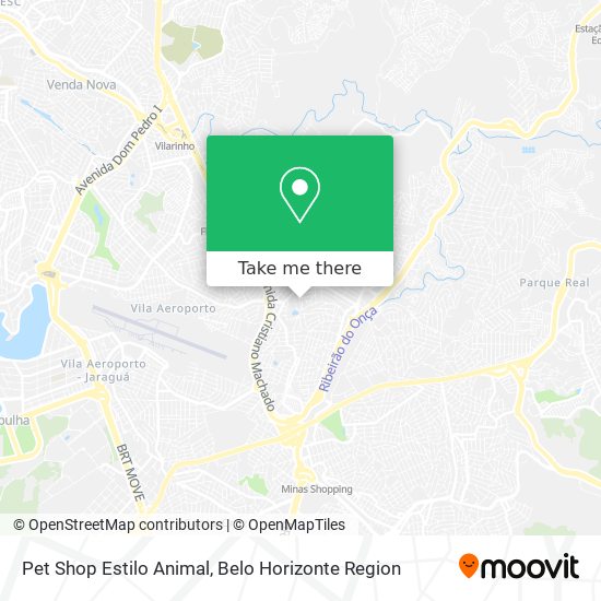 Pet Shop Estilo Animal map