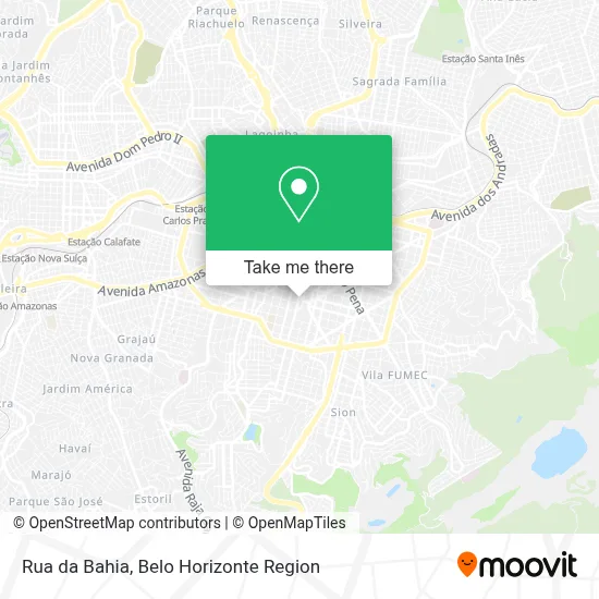 Rua da Bahia map