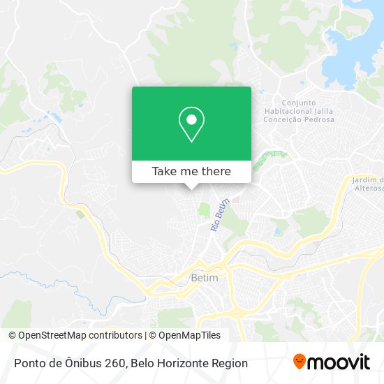 Ponto de Ônibus 260 map