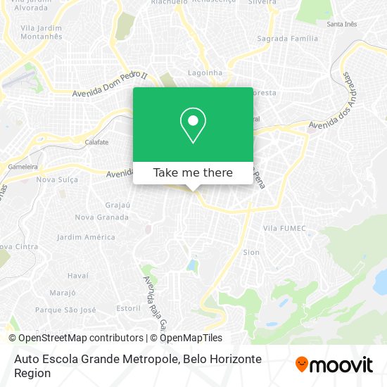 Auto Escola Grande Metropole map