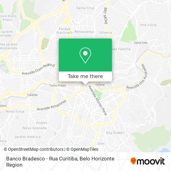 Banco Bradesco - Rua Curitiba map