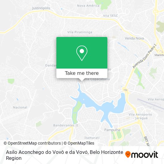 Asilo Aconchego do Vovô e da Vovó map