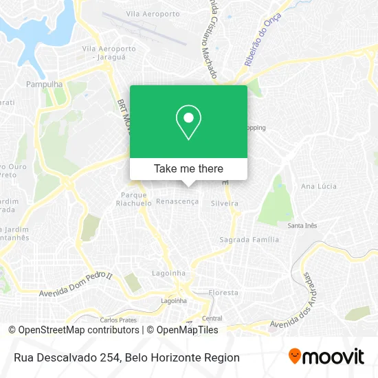 Rua Descalvado 254 map