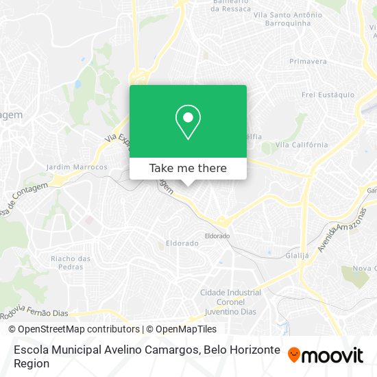 Escola Municipal Avelino Camargos map